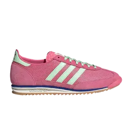 Adidas Кроссовки Wmns SL72 OG, цвет Pink Fusion Green Spark ji1879 | pink fusion green spark