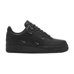 Nike Кроссовки Wmns Air Force 1, цвет Black Silver Mini Swoosh hq1180 001 | black silver mini swoosh