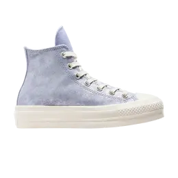 Converse Кроссовки Wmns Chuck Taylor All Star Lift Platform High, цвет Suede Shimmer - Lilac Pewter a11549c | suede shimmer - lilac pewter