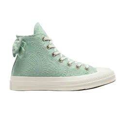Converse Кроссовки Wmns Chuck 70 High, цвет Bow - Sticky Aloe Green a10245c | bow - sticky aloe green