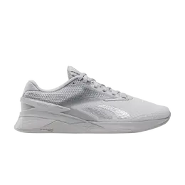 Кроссовки Wmns Nano X3 Reebok, серый 100033775 | pure grey/pure grey/silver metallic