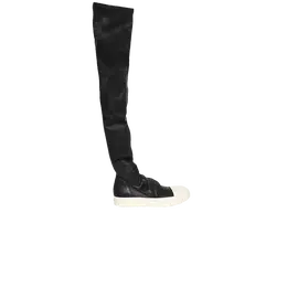 Кроссовки Rick Owens Wmns Porterville Knee High Stocking Sneaker, цвет Black Milk rp02d3893 ls 911 | black milk