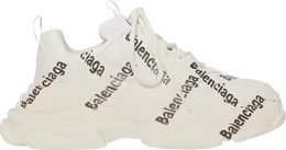 Кроссовки Balenciaga Wmns Triple S Logotype - White, белый 524039 w2fab 9010 | white