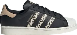 Adidas Кроссовки Wmns Superstar 'Black Beige Leopard', черный if7616 | black