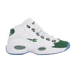 Кроссовки Question Mid Big Kid 2023 Reebok, белый ig2832 | cloud white/pine green/cloud white