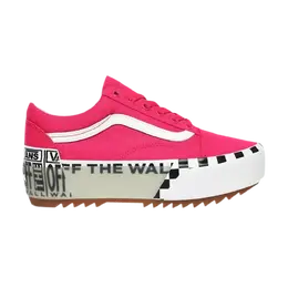 Кроссовки Old Skool Stacked Vans, красный vn0a4u1521y | cabaret/true white