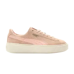 Кроссовки Wmns Suede Platform Core Puma, розовый 363559 05 | coral cloud/whisper white