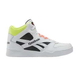 Кроссовки Royal BB 4500 High 2 Reebok, белый hr0519 | footwear white/core black/solar acid yellow