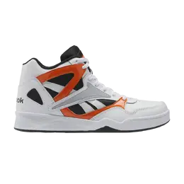 Кроссовки Royal BB4590 High 2 Reebok, белый hr0527 | footwear white/core black/smash orange