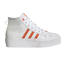 Кроссовки Adidas Wmns Nizza Platform Mid Vegan, белый gy1897 | white