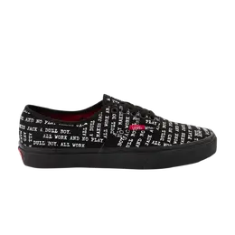 Кроссовки House of Terror x Authentic Vans, черный vn0a3ut65do | black
