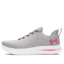 Кроссовки flow velociti 3 'distant grey astro pink' Under Armour, серый 3026124-105 | distant grey/halo grey/astro pink