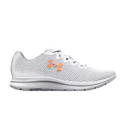 Кроссовки Wmns Charged Impulse 3 Under Armour, белый 3025427 100 | white/orange tropic