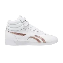 Кроссовки Wmns Freestyle High Reebok, белый gw9657 | footwear white/footwear white/rose gold