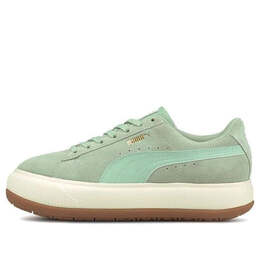 Кроссовки suede mayu sneakers 'green cream white' Puma, зеленый 380686-07 | green/creamwhite/