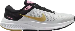 Кроссовки Nike Wmns Air Zoom Structure 24 'White Black Wheat Gold', белый da8570 106 | white