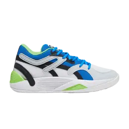 Кроссовки TRC Blaze Court Puma, белый 376582 31 | black/ultra blue/white/platinum grey