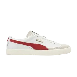 Кроссовки Basket Vintage Puma, белый 374922 15 | white/high risk red