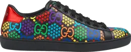Кроссовки Gucci Wmns Ace GG Supreme Low Psychedelic - Black, черный 610086 h2020 1110 | psychedelic - black