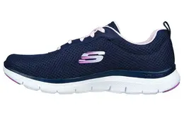 Кроссовки Flex Appeal 4.0 Lifestyle женские с низким верхом синего/фиолетового цвета Skechers 149303-nvlv