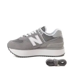Кроссовки Womens New Balance 574+ Athletic Shoe, цвет Shadow Grey/Raincloud 402019 | shadow grey/raincloud