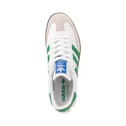 Кроссовки Adidas Samba OG Athletic Shoe, облачно-белый/зеленый 437421 | cloud white/green