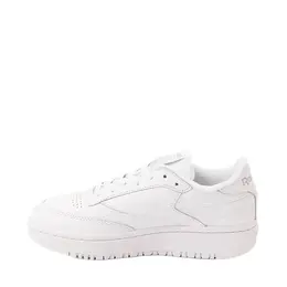 Кроссовки Womens Reebok Club C Double Athletic Shoe, белый/серый 96480985 | white/gray