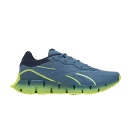 Кроссовки Zig Dynamica 4 Reebok, синий hp9266 | steely blue/solar acid yellow/vector navy