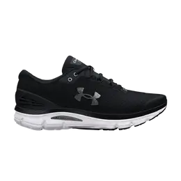 Кроссовки Charged Gemini Under Armour, черный 3026501 001 | black/white/metallic silver