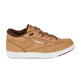 Кроссовки Palace x Club C Mid 2 Reebok, желто-коричневый palace club c mid tan | tan