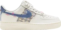 Nike Кроссовки Wmns Air Force 1 Low '07 LX 'Denim Bouclé', белый fj7740 141 | white