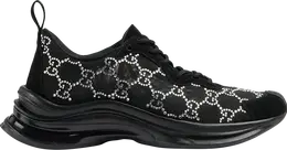 Кроссовки Gucci Wmns Run Sneaker 'GG Crystal - Black', черный 758088 facg4 1099 | black