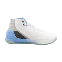 Кроссовки Curry 3 Under Armour, белый 1269279 106 | white/blue-grey