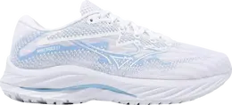 Mizuno Кроссовки Wmns Wave Rider 27 Super Wide 'White Cerulean', белый j1gd230676 | white