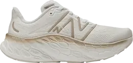 Кроссовки New Balance Fresh Foam X More v4 Wide, белый/золотой wmorcw4 d | white/gold metallic/moonbeam