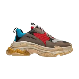 Кроссовки Balenciaga Wmns Triple S 'Blue Red', синий 554105 w09o2 4365 | blue