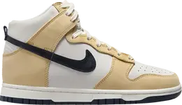 Nike Кроссовки Wmns Dunk High Premium 'Sesame Obsidian', загар dx2044 101 | tan