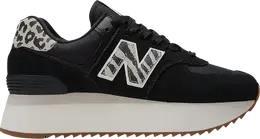 New Balance Кроссовки Wmns 574+ 'Black Animal Print', черный wl574zda | black