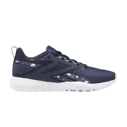 Кроссовки Wmns Flexagon Energy 4 Reebok, синий 100046554 | vector navy/acid yellow/footwear white