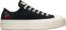 Converse Кроссовки Wmns Chuck Taylor All Star Lift Platform Low 'Cherries', черный a08862f | black