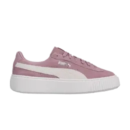 Кроссовки Wmns Suede Platform Puma, фиолетовый 362223 11 | elderberry/silver