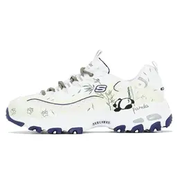 Кроссовки Skechers D"Lites 1.0 Chunky Sneakers Women's Low-top Green, белый 99999863-wnv(team399-熊猫) | white