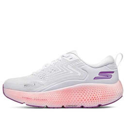 Кроссовки go run max road 6 'white pink' Skechers, белый 172078-wlv | white/pink/purple