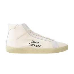 Высокие кроссовки Saint Laurent SL-06 High Canvas, кремовый 505903 gup70 9177 | cream/white