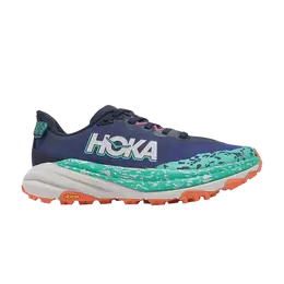 Hoka Кроссовки Wmns Speedgoat 6 Wide, цвет Varsity Navy Meteor 1147832 vym | varsity navy meteor