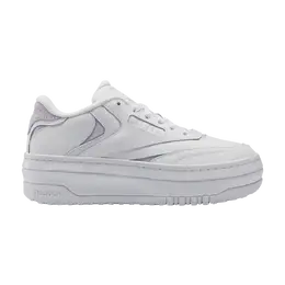 Кроссовки Wmns Club C Extra Reebok, белый hq2125 | footwear white/luminous lilac/footwear white