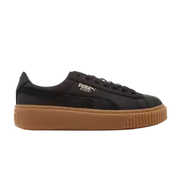 Кроссовки Wmns Basket Platform Puma, черный 366716 02 | black/rose gold