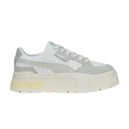 Кроссовки Wmns Mayze Stack Luxe Puma, серый 389853 03 | white/nimbus cloud