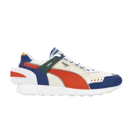 Кроссовки Ader Error x RS-1 Puma, кремовый 369537 01 | whisper white/blue print/puma red