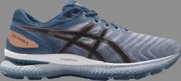 Кроссовки gel nimbus 22 extra wide 'graphite grey' Asics, синий 1011a682 023 | blue
